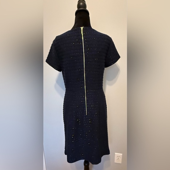 Karl Lagerfeld Navy Blue Sequins Dress- Size 6 - Picture 2 of 4